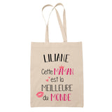 Tote Bag Liliane Meilleure Maman - Planetee