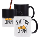 Mug Magique Dromadaire Je le ferai demain - Planetee