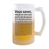 Chope de bière Femme Monteuse Bonne ou mauvaise - Planetee