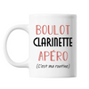 Mug Clarinette C'est ma Routine Blanc - Planetee