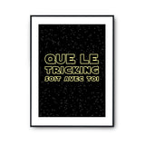 Affiche tricking soit avec toi - Planetee