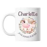 Mug Charlotte Amour et Biberon de Lait Vache - Planetee