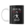 Mug Javelot homme j'peux pas Noir - Planetee