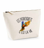 Trousse perroquet c'est la vie - Planetee