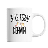 Mug Hamster Je le ferai demain - Planetee