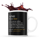 Mug Aimé Définition Perfection - Planetee