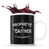Mug Propriété de Gautier - Planetee