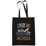 Sac Tote Bag Cinéma Je peux pas Noir - Planetee