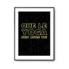 Affiche yoga soit avec toi - Planetee