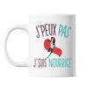 Mug Nourrice j'peux pas Blanc - Planetee