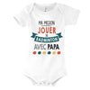 Planetee Body manches longues Ma mission Badminton avec Papa Planetee Body manches longues Ma mission Badminton avec Papa