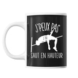 Mug Saut en hauteur j'peux pas Noir - Planetee