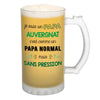 Chope de bière Papa Auvergnat Chauvin et Sans Pression - Planetee