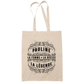 Sac Tote Bag Pauline La Déesse beige - Planetee