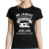 T-shirt femme camping car quinquagénaire - Planetee