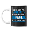 Mug prénom Paul homme parfait - Planetee