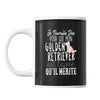 Mug Golden Retriever Je travaille dur - Planetee