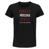 T-shirt femme Pâtisserie C'est ma Routine - Planetee