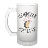 Chope de bière Hérisson c'est la vie - Planetee