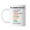 Mug blanc Arbitrer Journée Parfaite - Planetee
