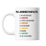 Mug blanc Arbitrer Journée Parfaite - Planetee