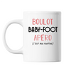 Mug Baby-Foot C'est ma Routine Blanc - Planetee