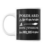 Mug Poudlard ne m'a pas recrutée J'enseigne aux Moldus - Planetee