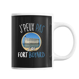 Mug Fort boyard j'peux pas Noir - Planetee