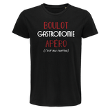 T-shirt homme Gastronomie C'est ma Routine - Planetee