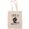 Sac Tote Bag J'peux pas Grève beige - Planetee