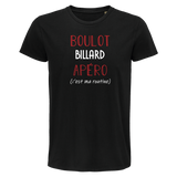 T-shirt homme Billard C'est ma Routine - Planetee