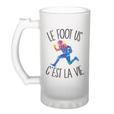 Chope de bière Football américain c'est la vie Footballeur - Planetee