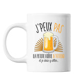 Mug Petite bière j'peux pas Blanc - Planetee