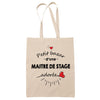 Sac Tote Bag Petit Bazar d'une Maitre de stage adorée - Planetee