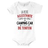 Body bébé La Petite Assistante du Camping Car de Tonton - Planetee