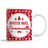 Tasse Noël Emmanuelle Rouge - Planetee