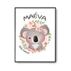 Affiche Maéva Bébé d'amour Koala - Planetee