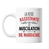 Mug La Petite Assistante de Musculation de Marraine - Planetee
