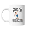 Mug Slackline j'peux pas Blanc - Planetee