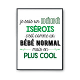 Affiche fier d'être Isérois - Planetee