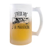 Chope de bière Marathon j'peux pas - Planetee