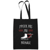 Sac Tote Bag Patinage Je peux pas Noir - Planetee