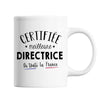 Mug Femme Directrice Meilleure de France | Tasse Blanc métier - Planetee