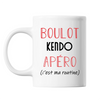 Mug Kendo C'est ma Routine Blanc - Planetee