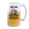 Chope de bière Jérôme Prénom Pilier de Bar - Planetee