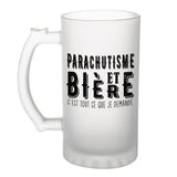 Chope de bière Parachutisme et bière - Planetee