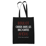 Sac Tote Bag Chiner dans les Brocantes C'est ma Routine - Planetee