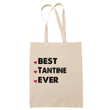 Sac Tote Bag Best Tante Ever - Planetee
