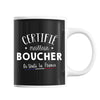 Mug Homme Boucher Meilleur de France | Tasse Noire métier - Planetee