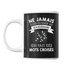 Mug Mots croisés Sexagénaire Homme 60 ans - Planetee